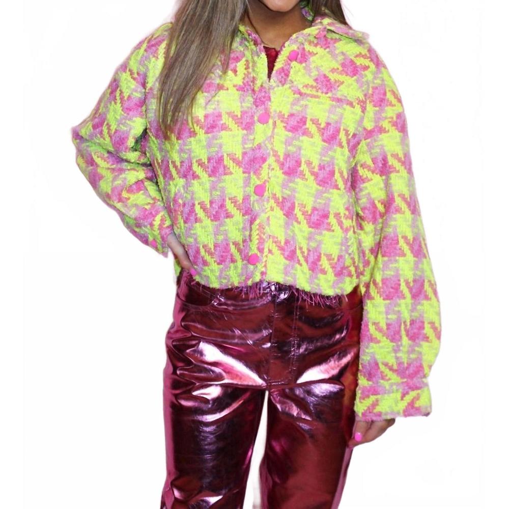 NEW MAINSTRIP bellas beauty cardigan in yellow/pink